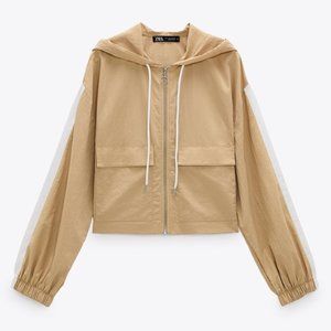 Zara athletic jacket windbreaker